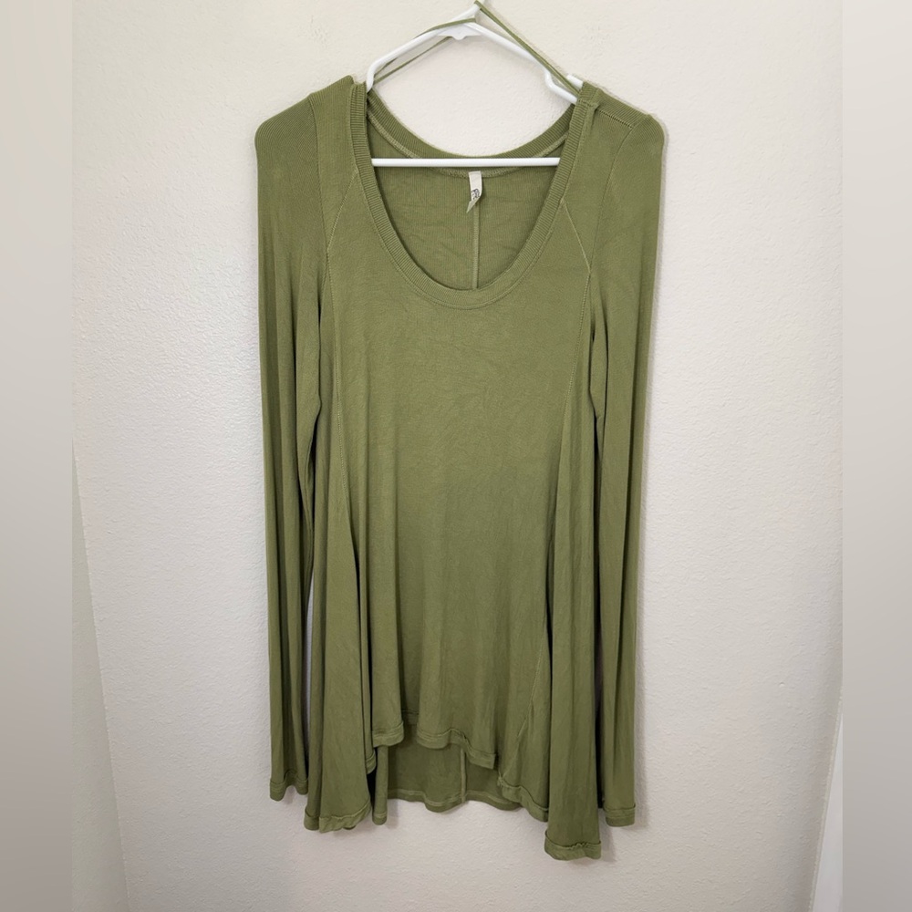 Free People January Ribbed Long Sleeve Top - Picture 2 of 8